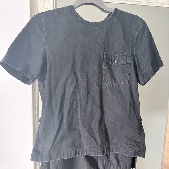 Sacai Tops - Sacai grey denim top